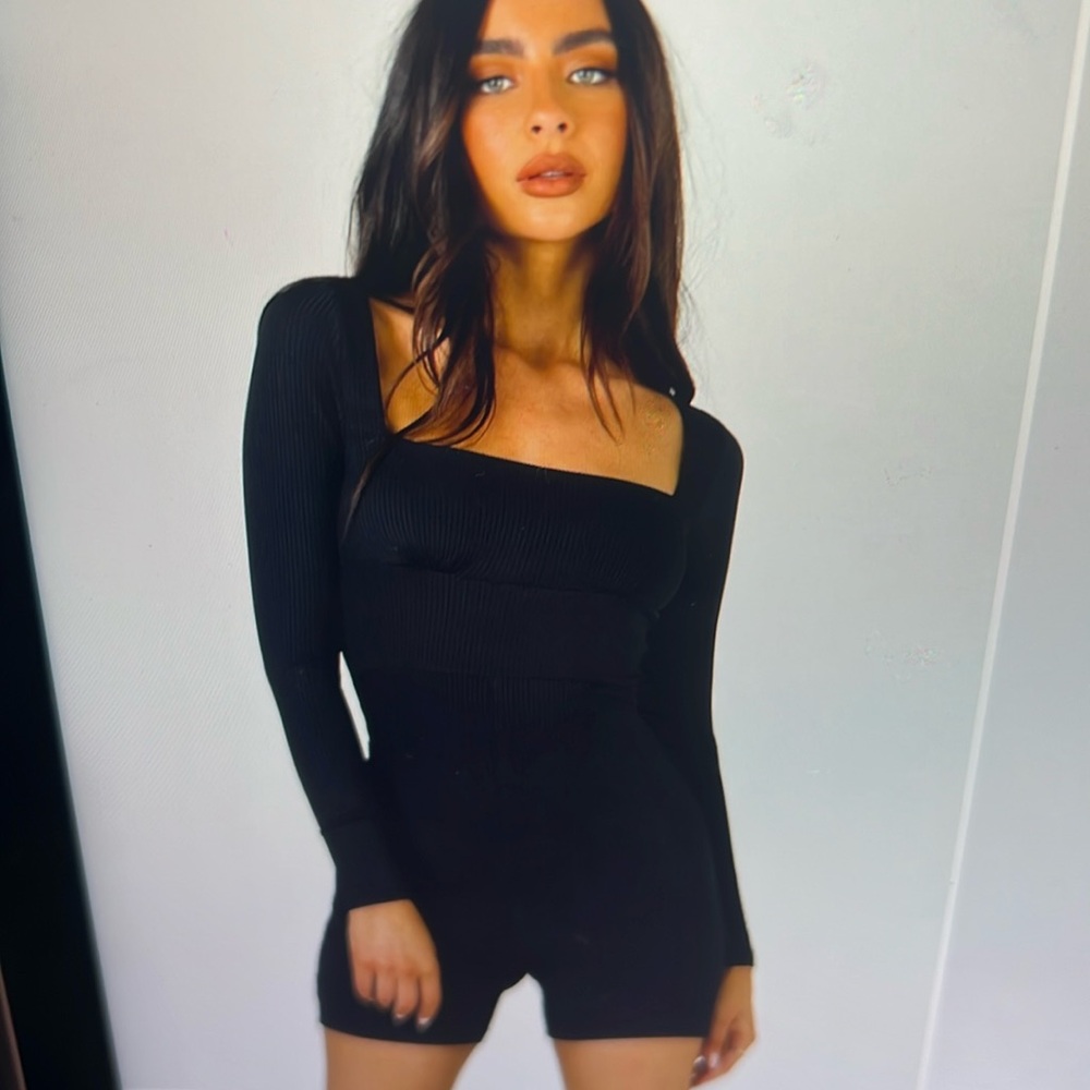 Princess Polly Black Romper